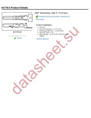 61174-5 datasheet  